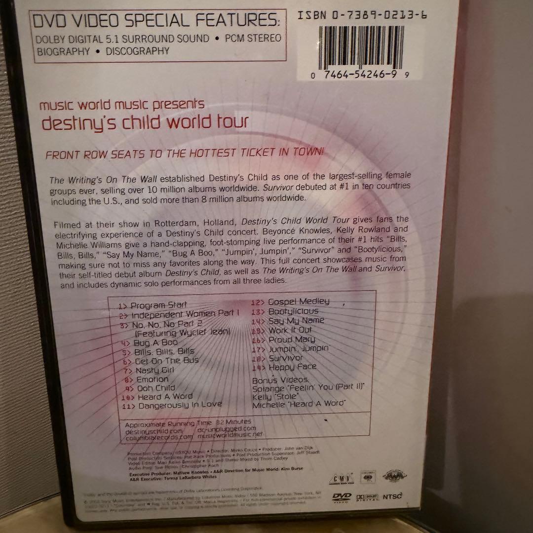 ミュージック destiny's child world tour DVD