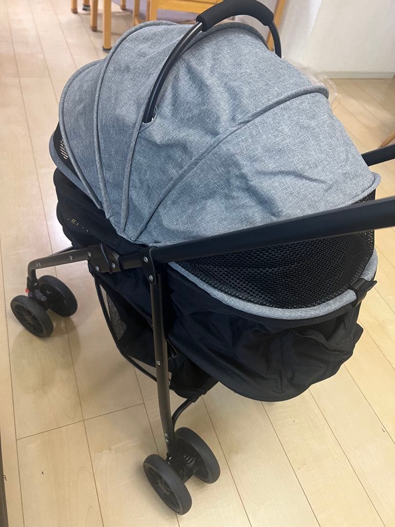 ペットカート 中小型犬&猫 分離型 バギー ワンタッチ 取り外し 折りたたみ可能