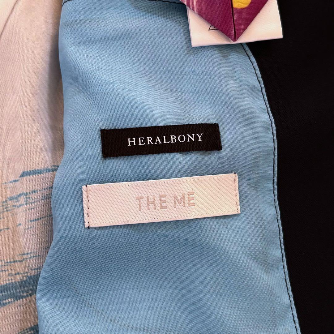 HERALBONY ヘラルボニー THE ME 裏地 総柄 テーラードジャケット