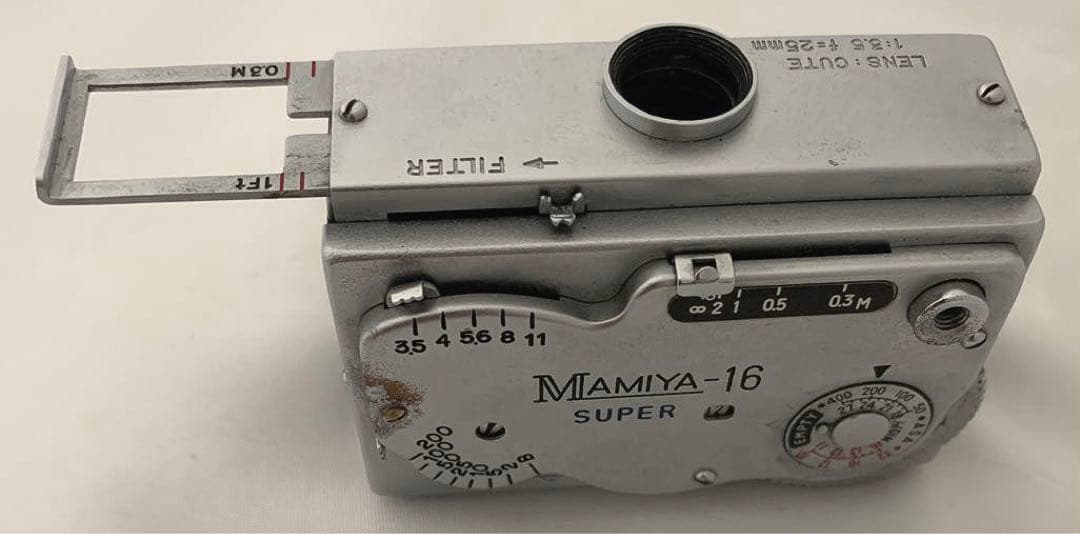 MAMIYA SUPER 16 元箱 プラケース 革ケース