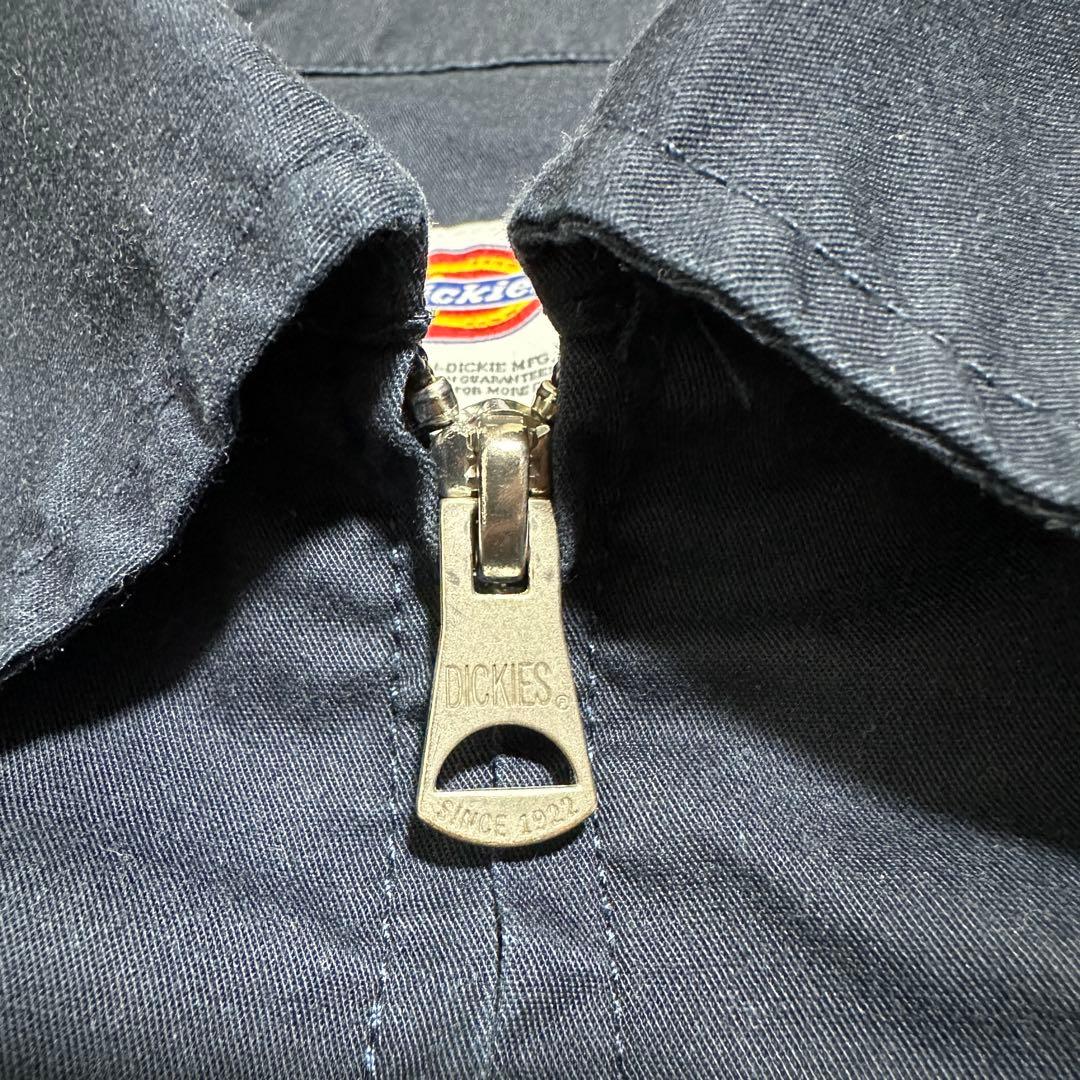 M✨ スイングトップ　ハリントンジャケット　Dickies ネイビー　ショート丈