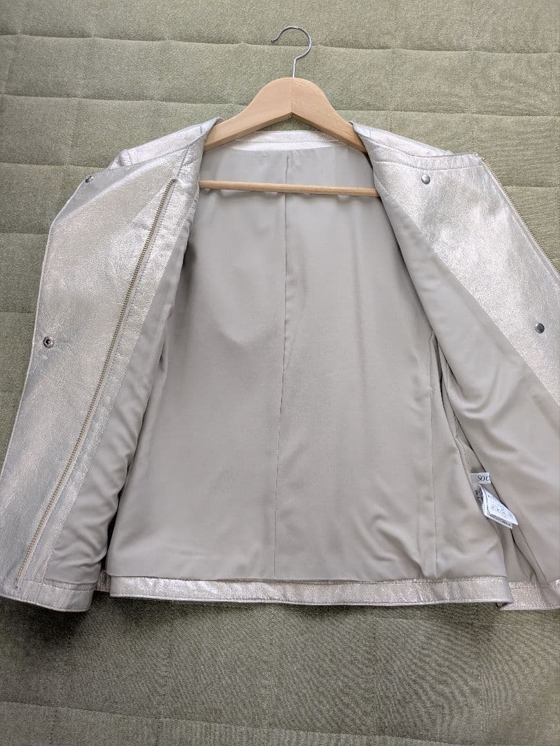 羊革　女性用　ライダージャケット 【美品】【着心地良い】