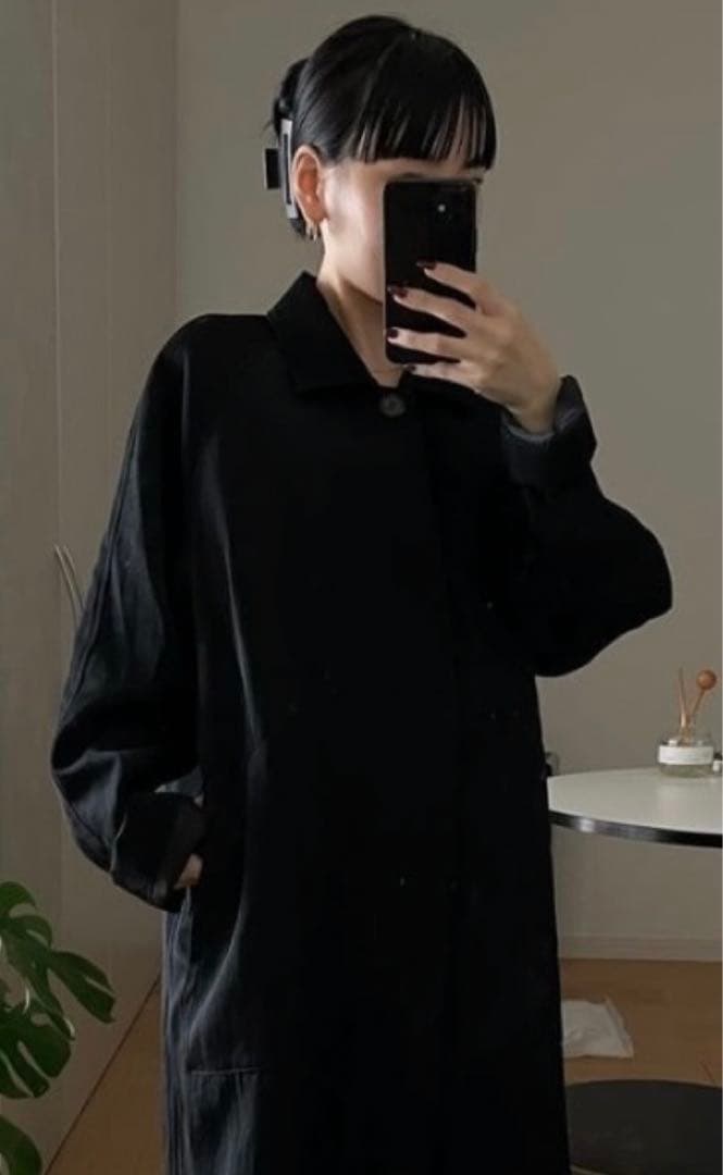 hima　ENOF twill long coat