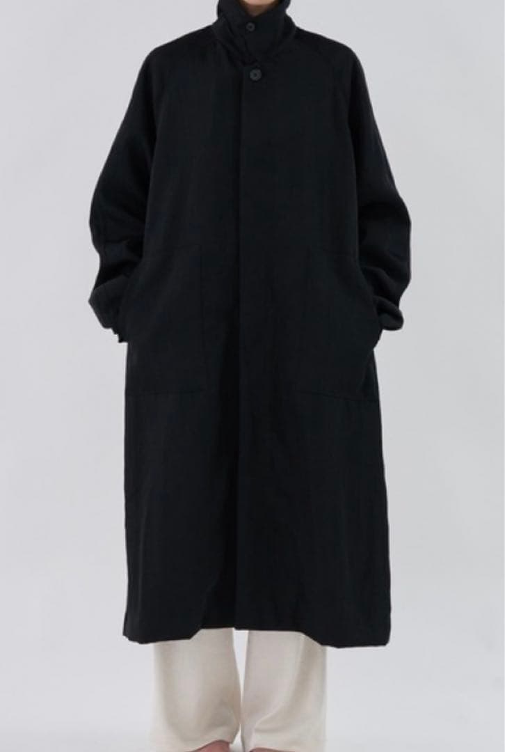 hima　ENOF twill long coat