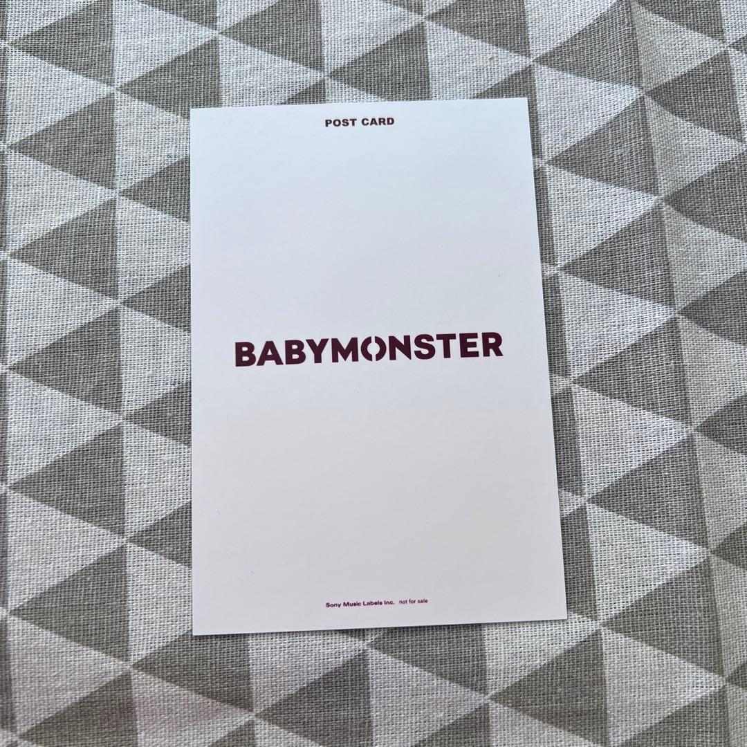 BABYMONSTER ベビモン B賞 ポストカード 2枚 会場抽選 ラミ