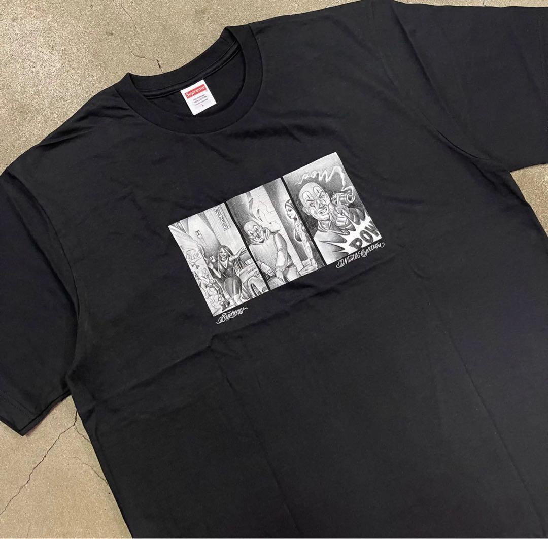 トップス Supreme Mister Cartoon Pow Tee \"Black\" L