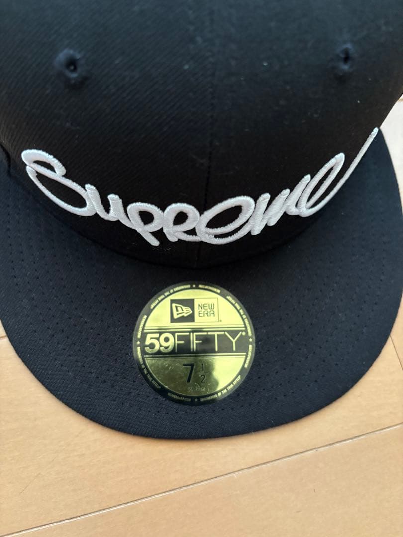 Supreme 59FIFTY ブラック キャップ