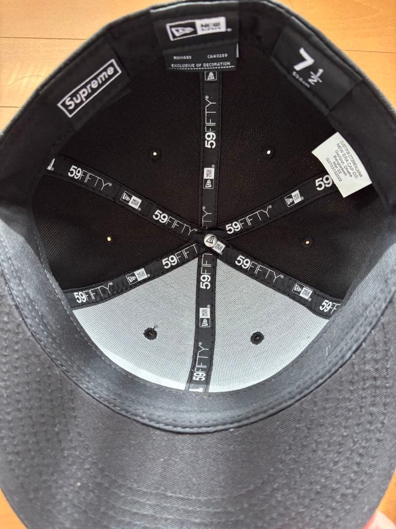 Supreme 59FIFTY ブラック キャップ