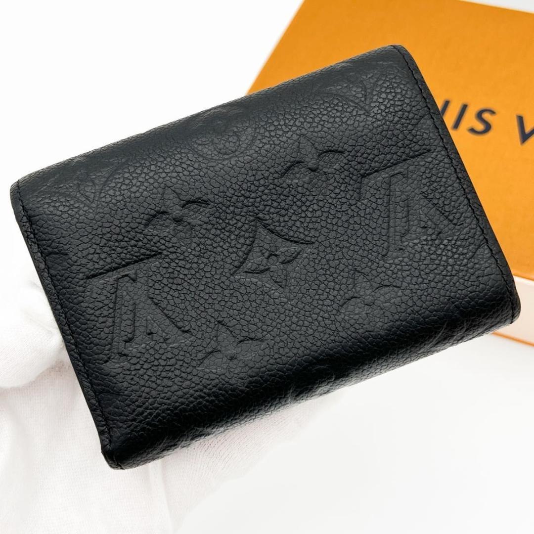 【美品 IC搭載】ヴィトン モノグラム アンプラント ヴィクトリーヌ 財布 黒