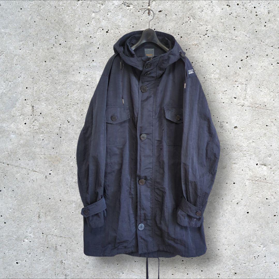 古着　DIESEL ディーゼル　ナイロン　マウンテンパーカー　L　ネイビー
