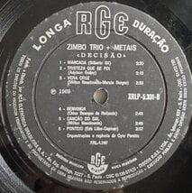 BRA盤69年オリジ！美盤！Zimbo Trio +is/Decisao