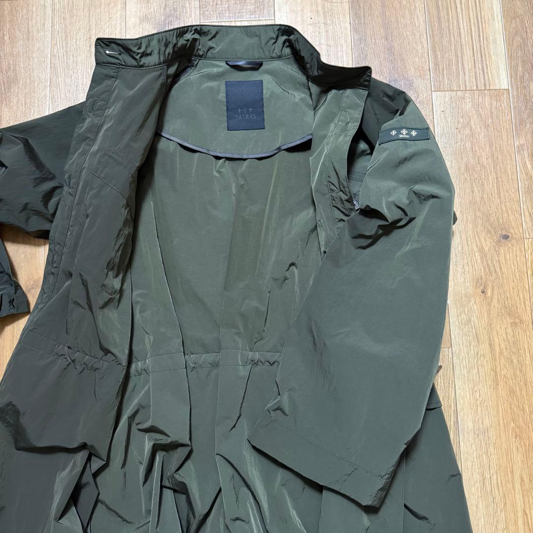 【美品】TATRAS タトラス ガルティーダ ナイロン ブルゾン 03 カーキ
