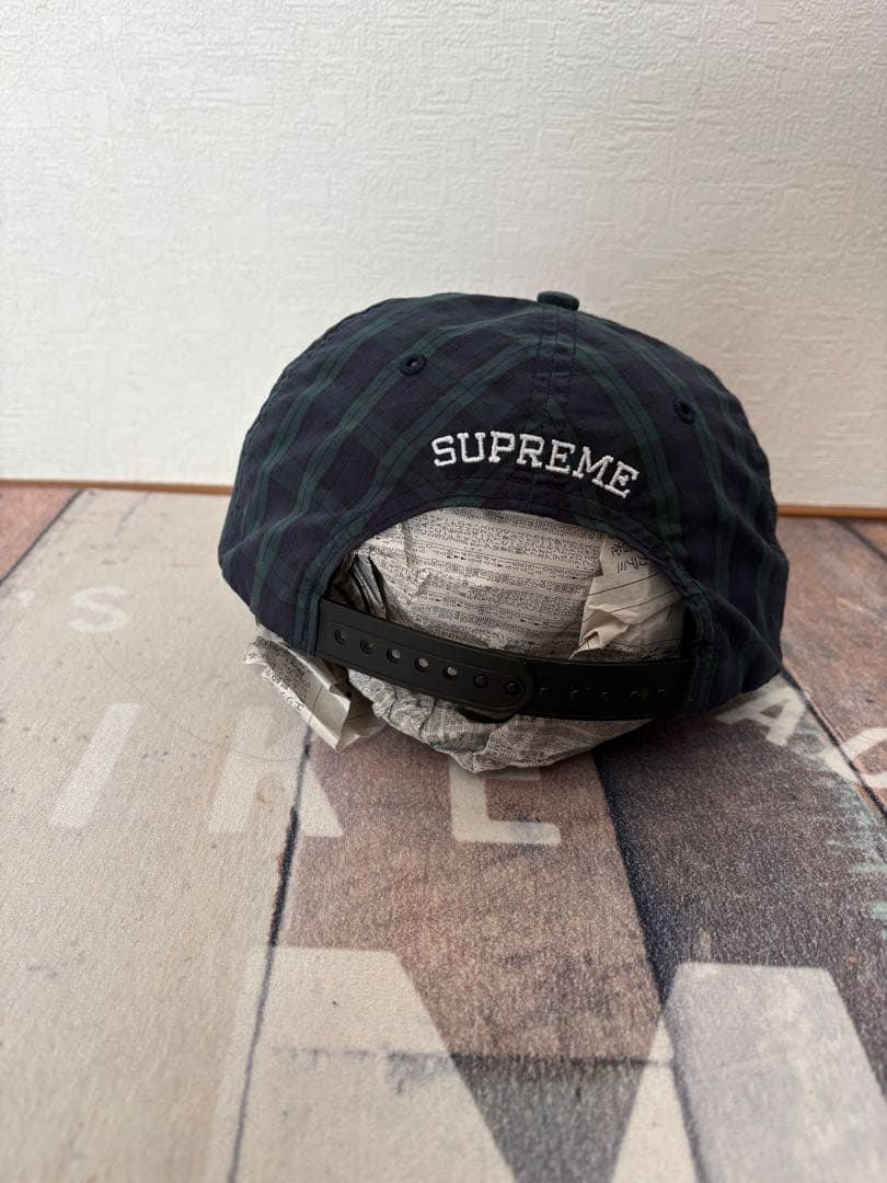 SUPREME チェック柄キャップ