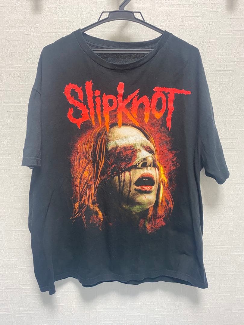 00s Slipknot Blindfold Girl Tシャツ XL