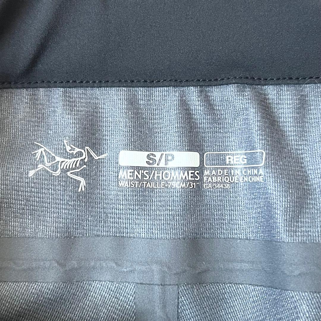 3274【美品】アークテリクス　パンツ ウィンドストッパー　スノボウェア　黒　S