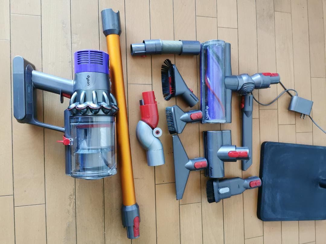 [分解洗浄/連続50分動確済]Dyson v10 sv12/ 付属8点スタンド付