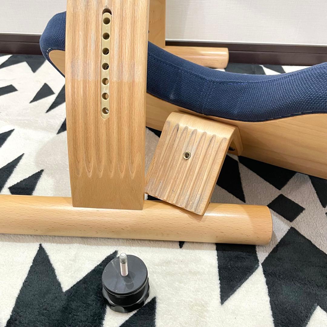【mi】バランスチェア バランスイージー ネイビー 中古品