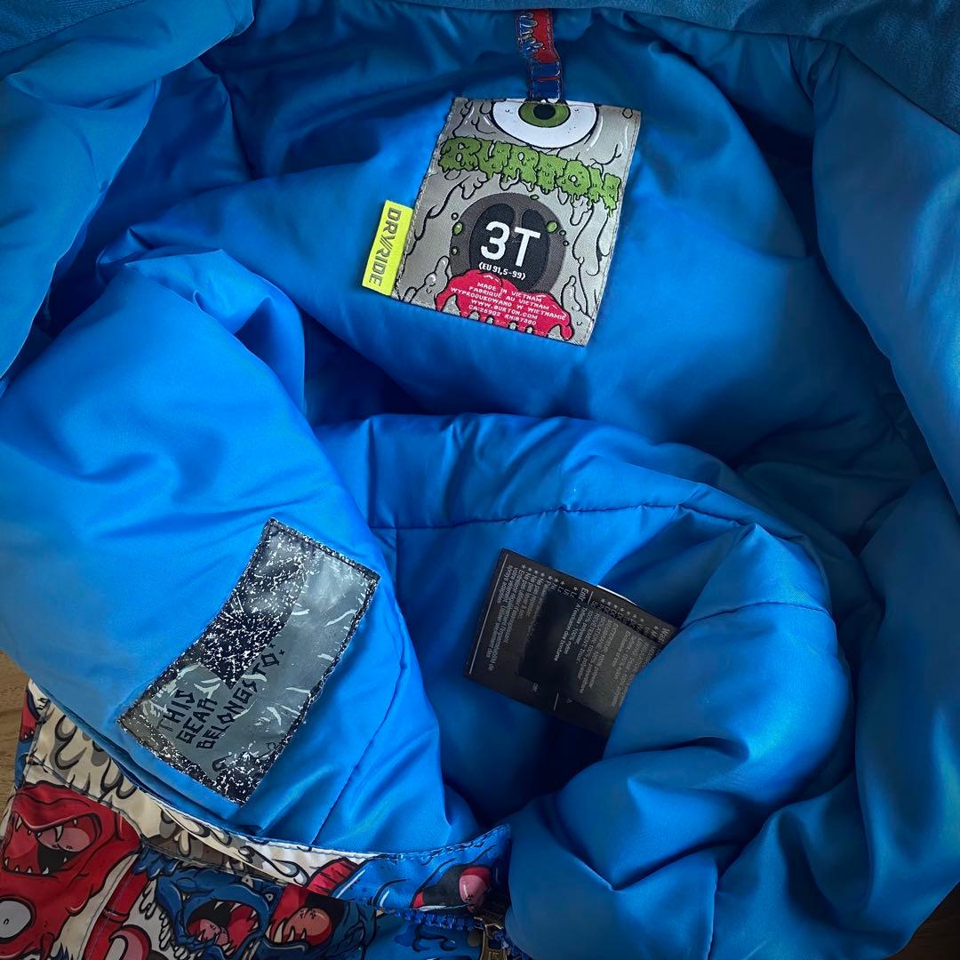 Burton バートン キッズ ウェア つなぎ モンスター 3T 100