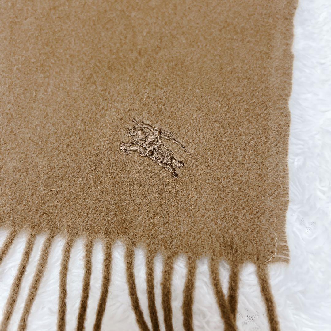 Burberry's カシミヤ100% マフラー　イギリス製 ブラウン