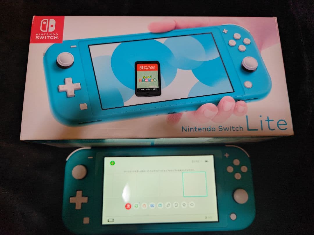 Nintendo Switch Lite ターコイズ　あつまれどうぶつの森付