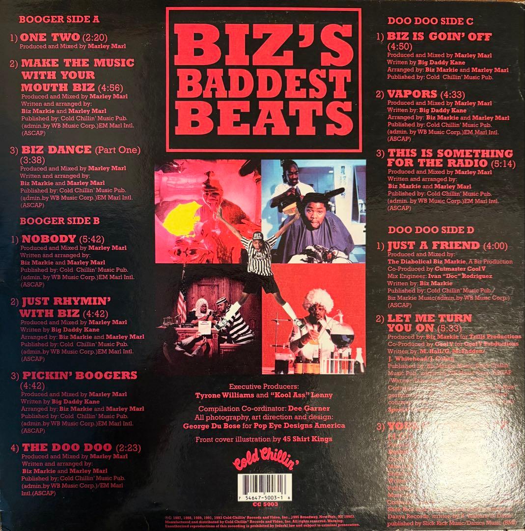 BIZ MARKIE /BIZ'S BADDEST BEATS 2枚組レコード