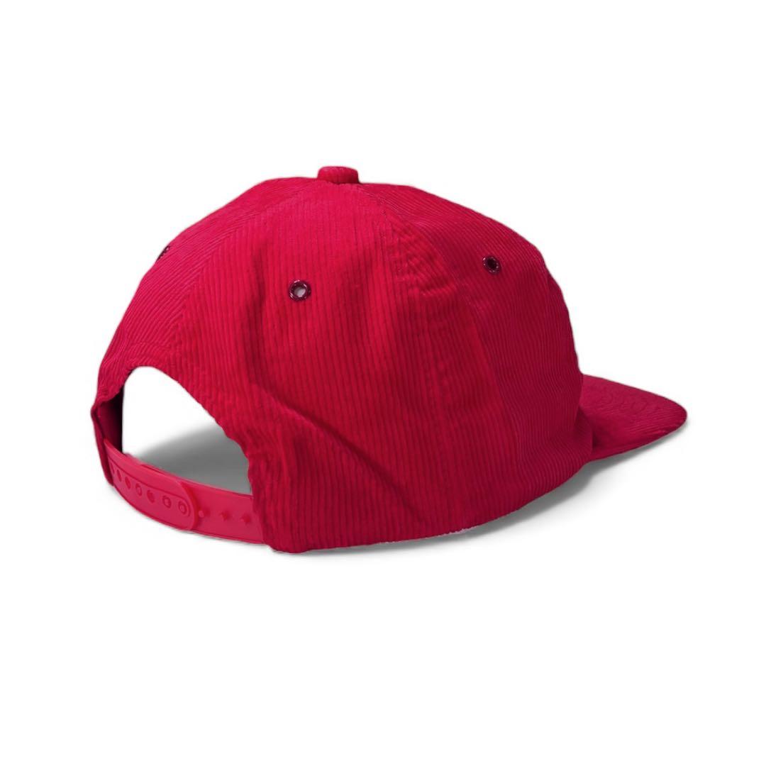 コーデュロイ キャップ CAP Marlboro マルボロ 刺繍ロゴ アイレット