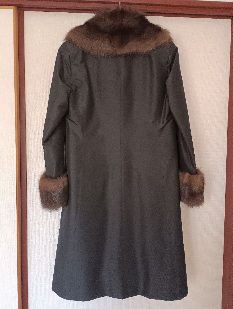 人気のKB fur ロシアンセーブル ミンクのロングコート