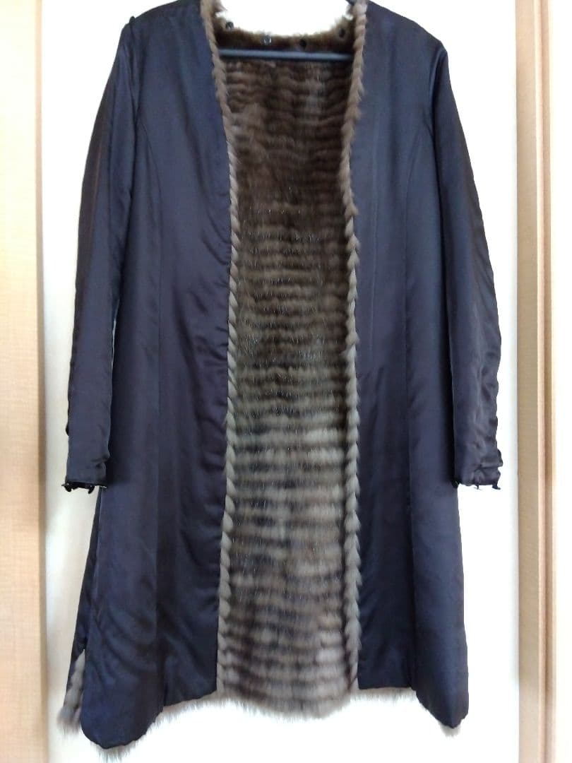 人気のKB fur ロシアンセーブル ミンクのロングコート