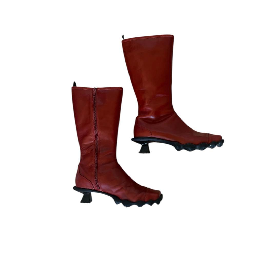 dirt RANGE BOOTS スポーティ　レザー　ロングブーツ