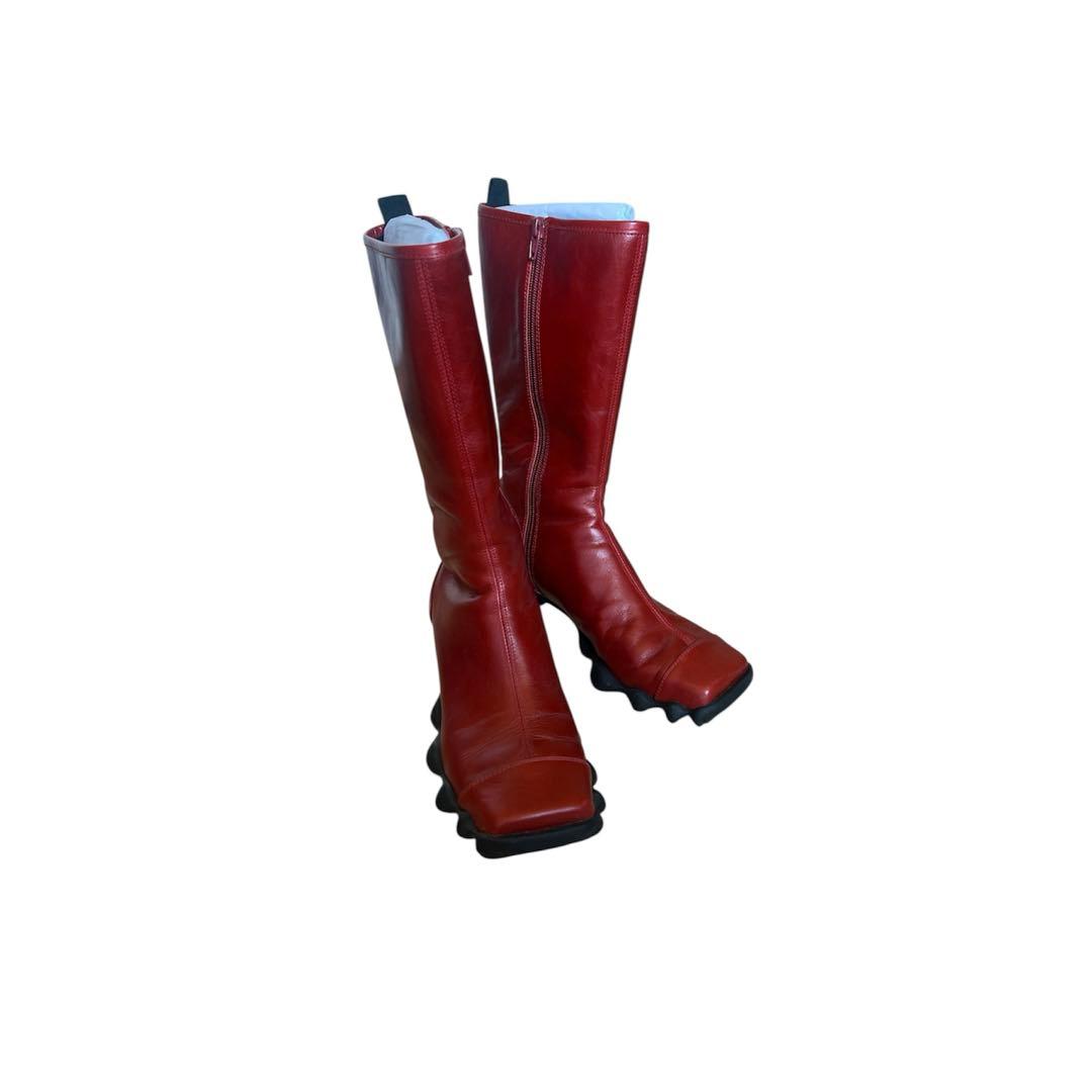 dirt RANGE BOOTS スポーティ　レザー　ロングブーツ