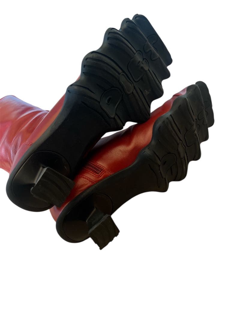 dirt RANGE BOOTS スポーティ　レザー　ロングブーツ