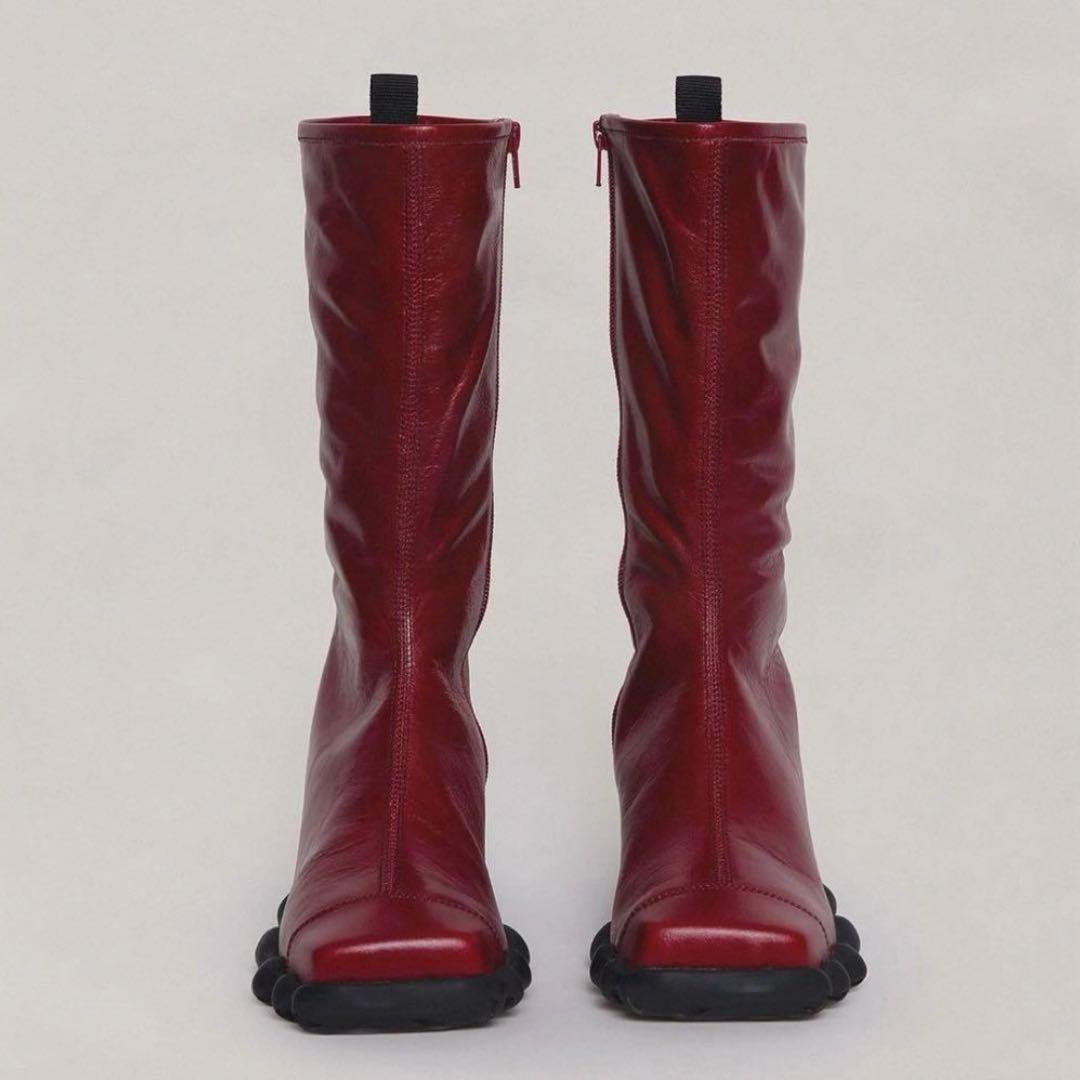 dirt RANGE BOOTS スポーティ　レザー　ロングブーツ
