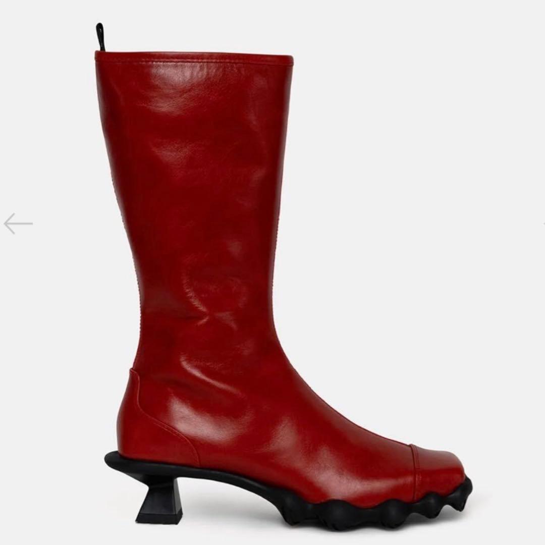 dirt RANGE BOOTS スポーティ　レザー　ロングブーツ