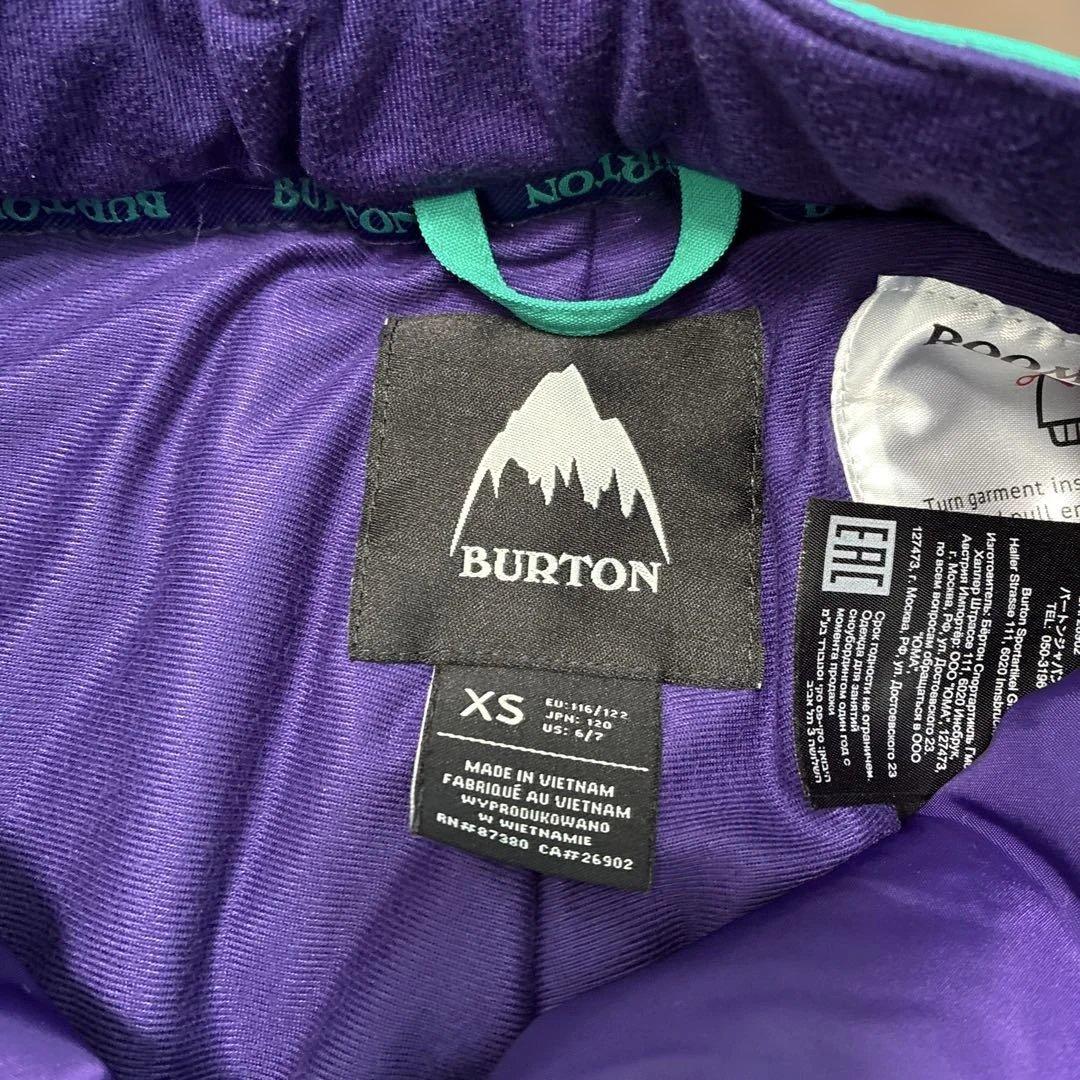 BURTON スノボウエア　上下セット　XS120サイズ