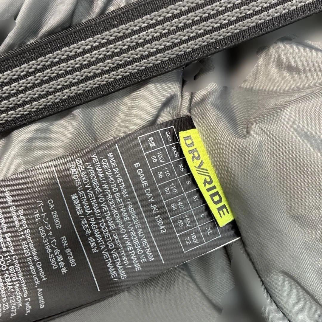 BURTON スノボウエア　上下セット　XS120サイズ