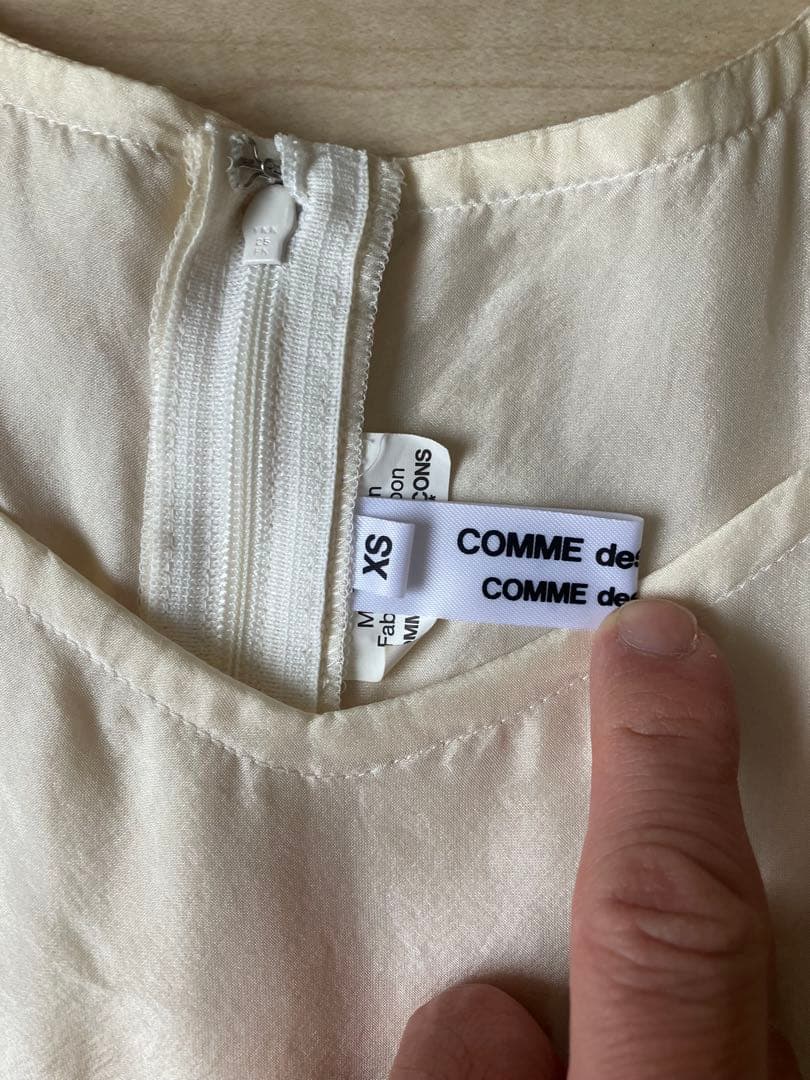 2013年　COMME des GARÇONS ノースリーブシルクワンピース