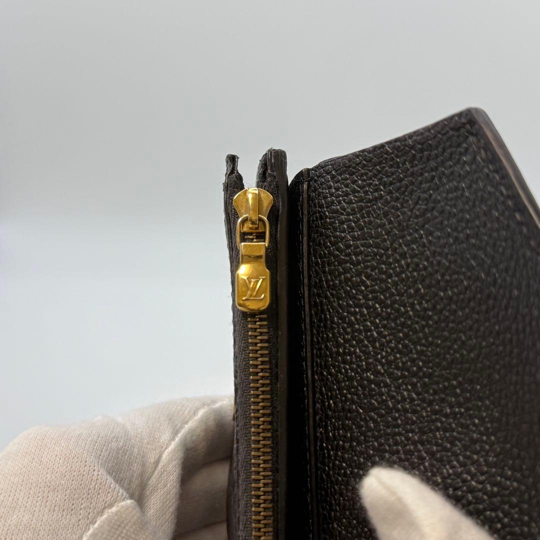 【美品】ルイヴィトン アンプラント ポルトフォイユゾエ 3つ折り　財布
