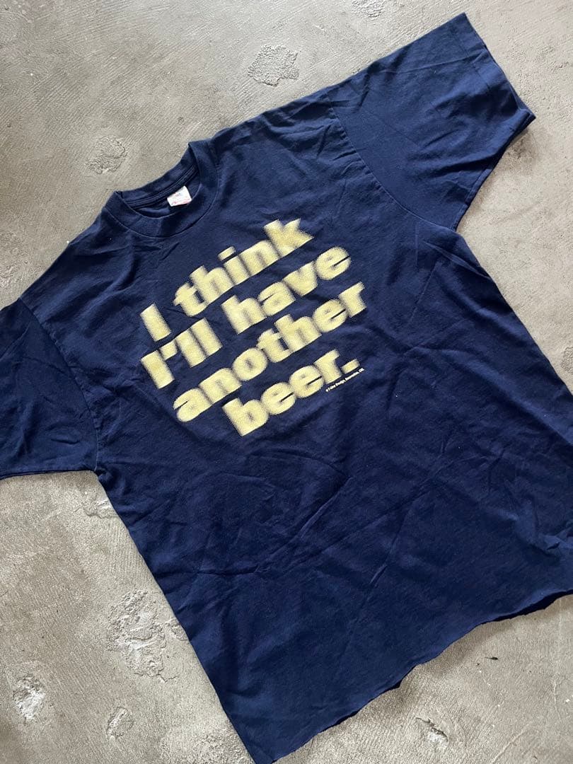 1659 90s モザイクT have another beer XL