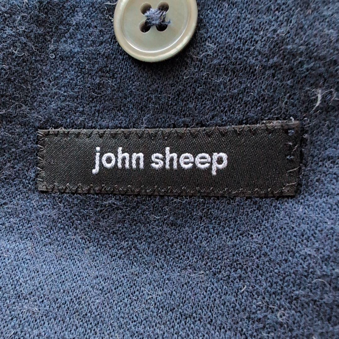 john sheep イタリア製 紺ブレ ダブルテーラード 金釦 46サイズ