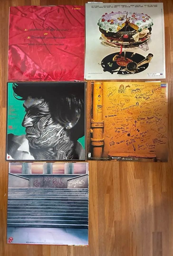 The Rolling Stones レコード5枚セット