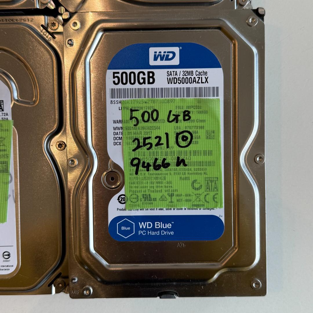 3.5インチ内蔵型ハードディスクドライブ 1TB 500GB 10台セット