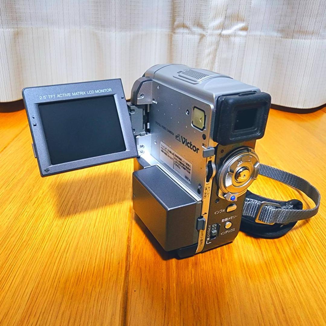 【動作確認済】Victor MiniDV 高画質 ビデオカメラ セット