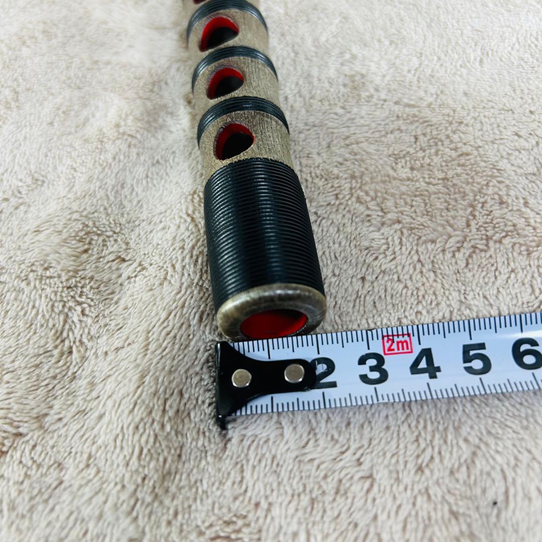 【未使用級】龍笛 収納ケース付き和楽器 横笛 雅楽　伝統楽器