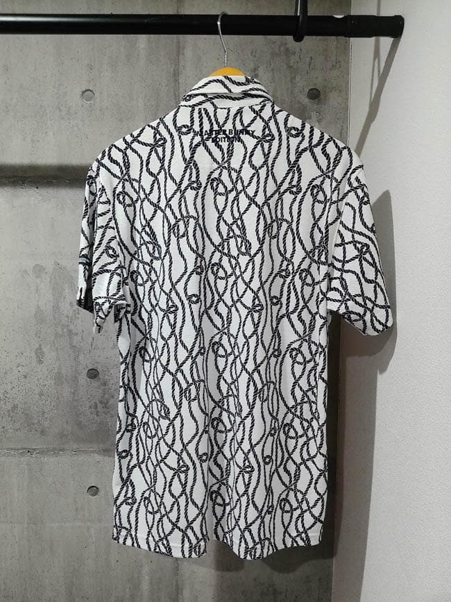 極美品 マスターバニーエディション パーリーゲイツ ロープ 総柄 ポロシャツ 7