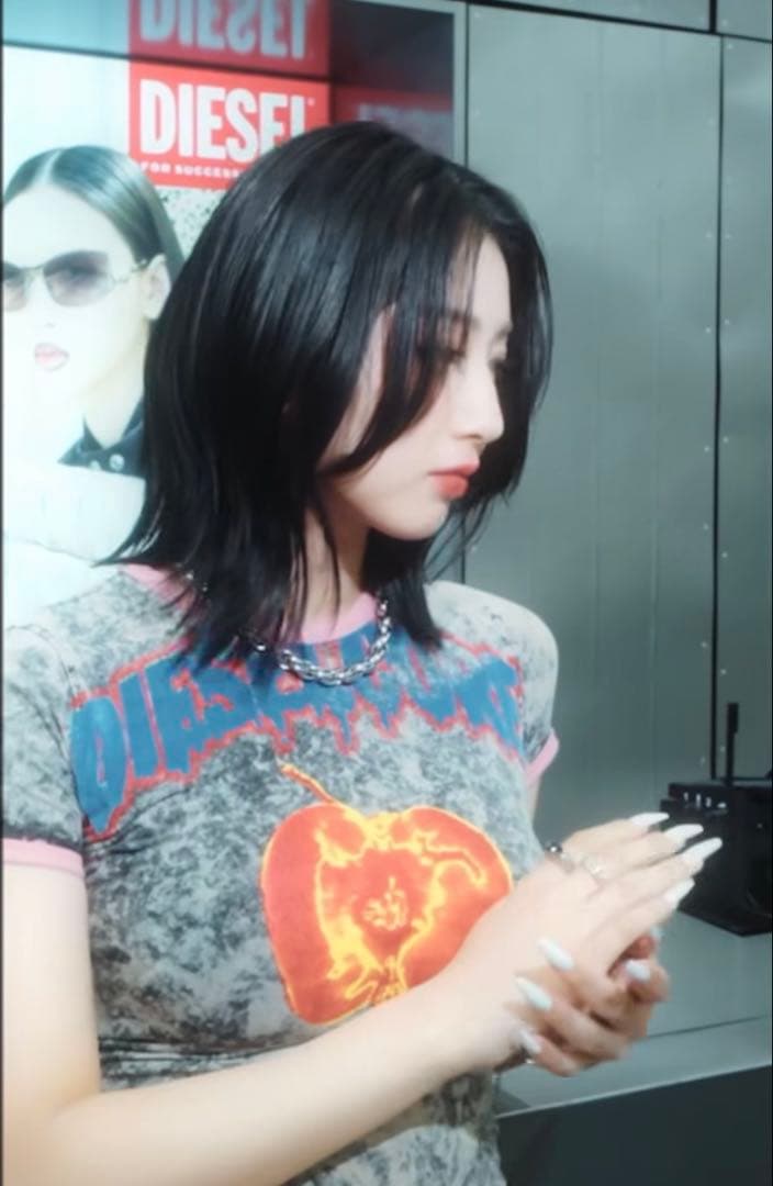美品　DIESEL グラフィックTシャツ 半袖　Hana着用