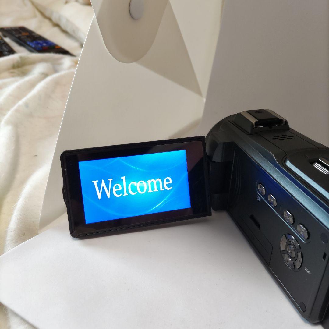 お買い得‼️　8K ULTRA HD ビデオカメラ 64MP　予備バッテリー付