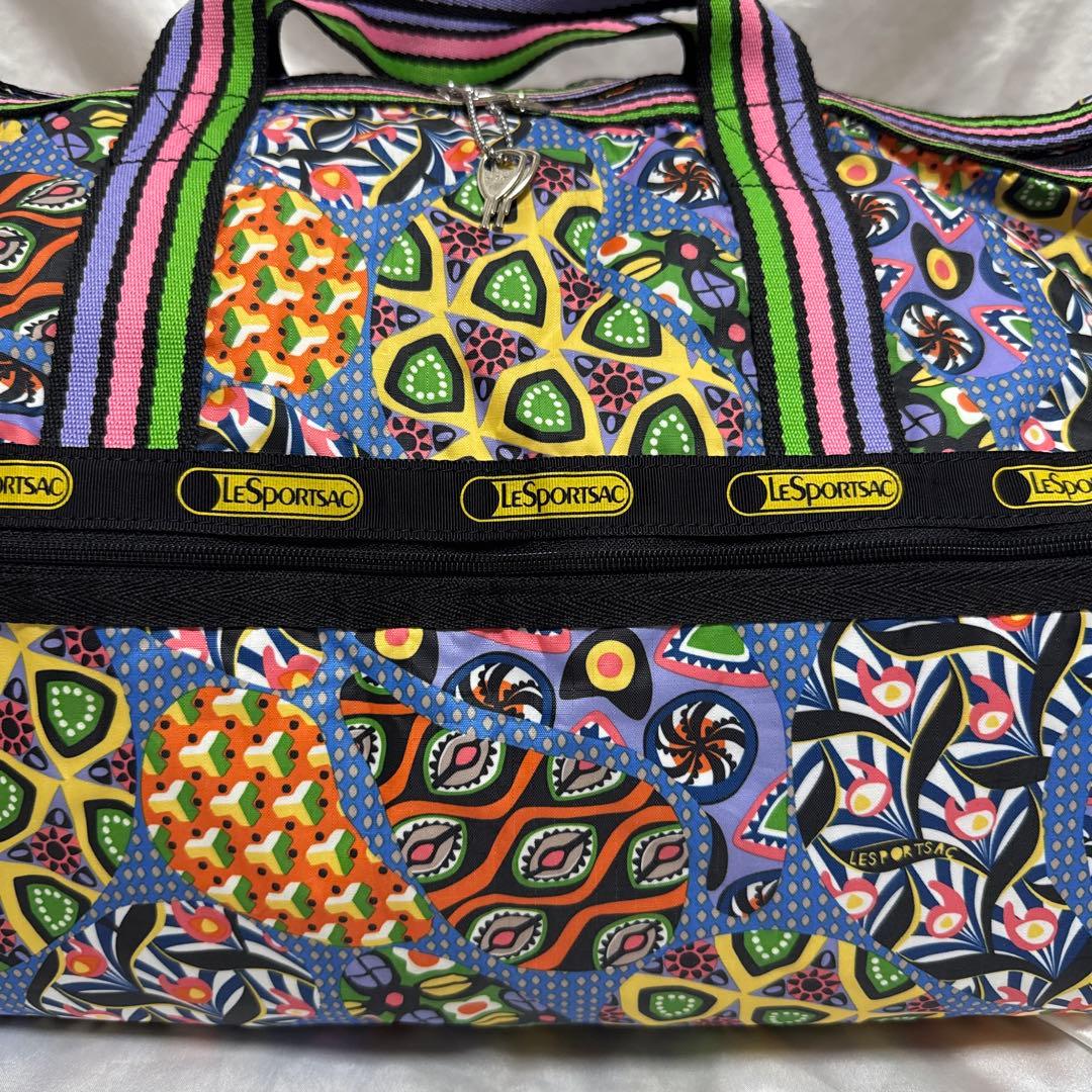 LeSportsac レスポートサック　ボストンバック　カラフル　総柄　派手