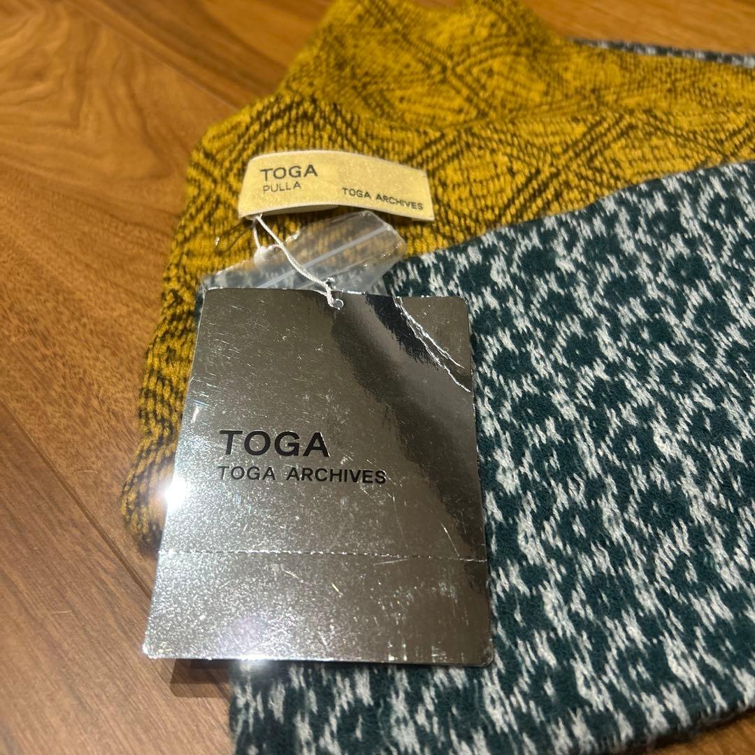 TOGA ARCHIVES 総柄　マフラー　新品