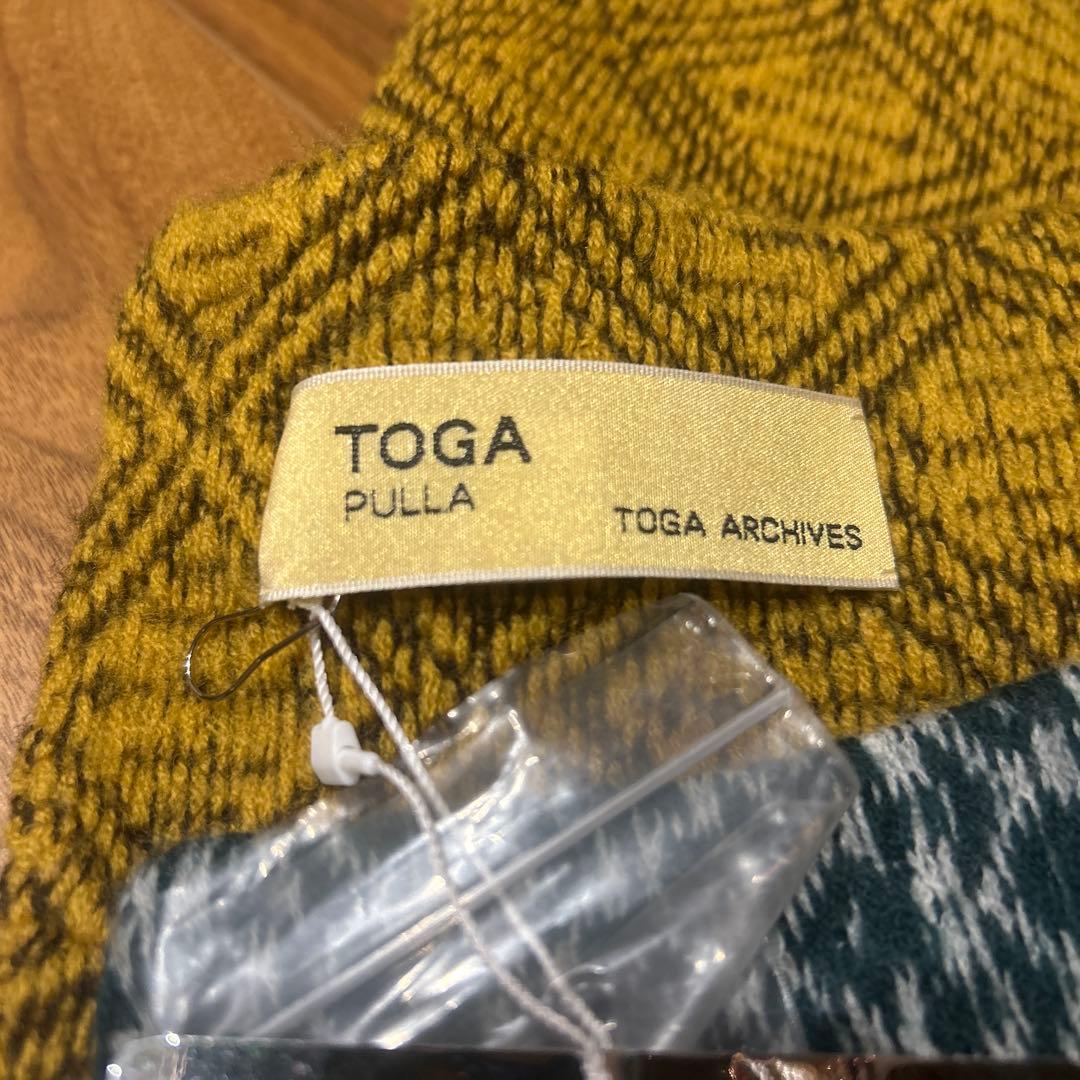 TOGA ARCHIVES 総柄　マフラー　新品