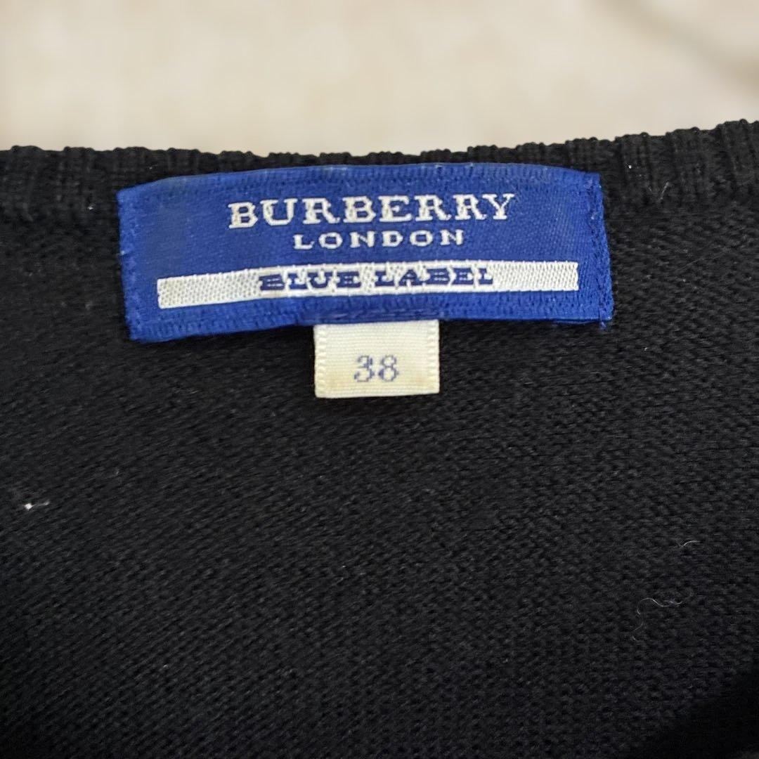 BURBERRY LONDON BLUE LABEL カーディガン ブラック